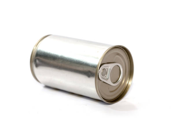 istock tin canned food  isolated on white 825129176