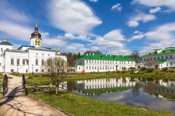 istock The Spaso-Eleasarovsky Monastery, Pskov Region 825129492