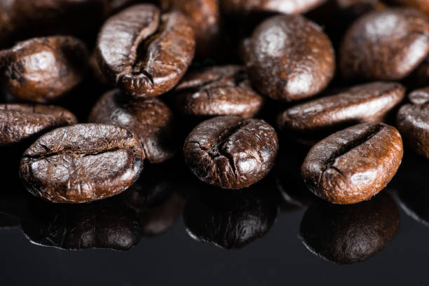 Closed up Coffee bean