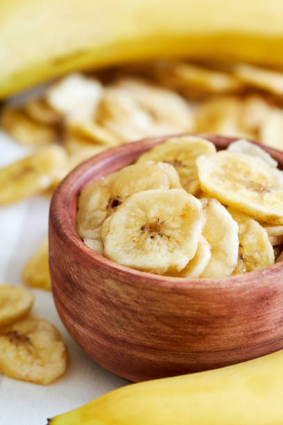 istock Homemade banana chips 825135218