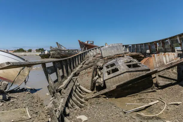 Photo of Wreck at the boat cemetery