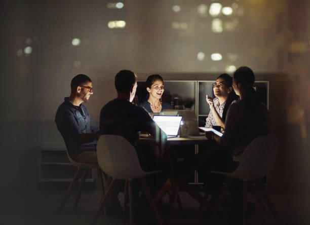istock Success is ours no matter the hours 825151116