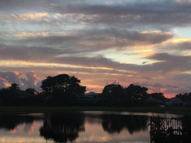 istock Orange Sunset in the Everglades 825159568