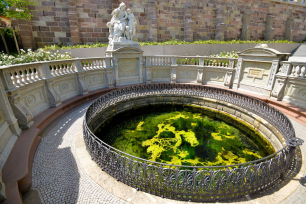 Donauquelle, Spring of greatest European river Danube in Donaueschingen, Germany