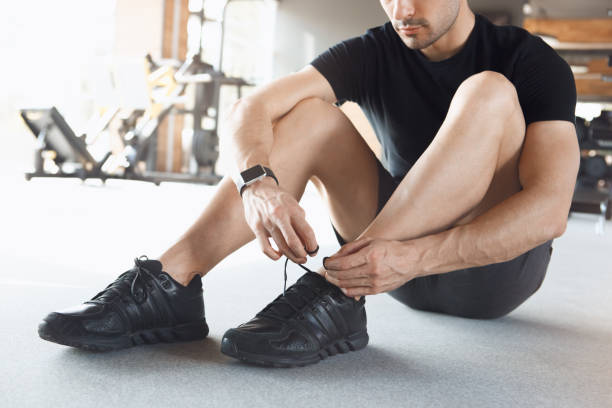istock Young man exercise in the gym healthy lifestyle 825179222