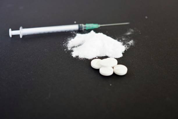 uzależnienie od narkotyków - narcotic heroin addiction hepatitis zdjęcia i obrazy z banku zdjęć