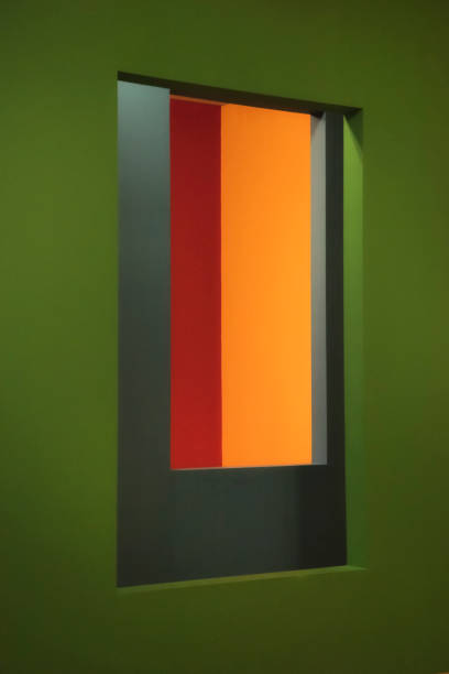 istock Abstract panels of primary colors 825181372