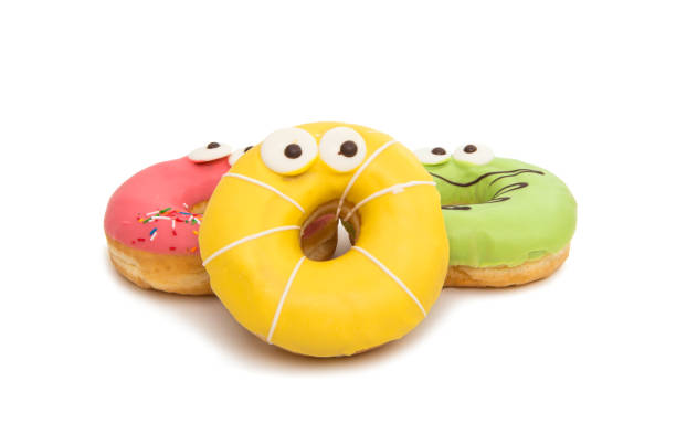 istock delicious donuts in color glaze 825186430