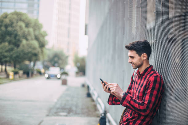 istock Waiting for a friend before college 825198282