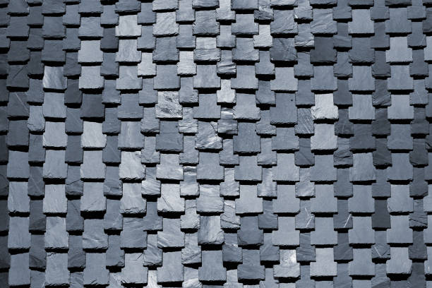 A roof made of stone flakes
