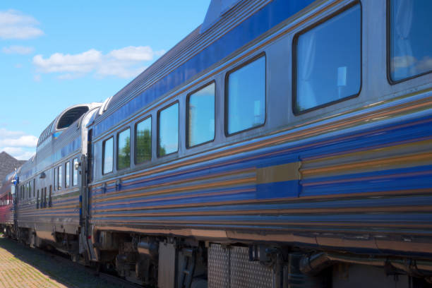 istock passenger train wagon railway modern transport station railroad 825204442