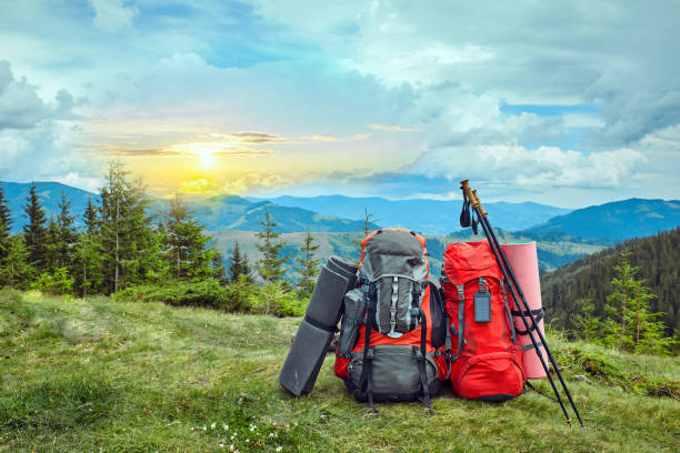 istock Traveling in the mountains, in the wild. 825207778
