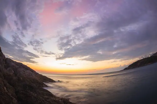 Photo of Beautiful sunset twilight at Promthep cape view point