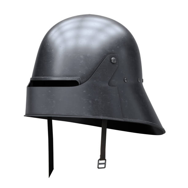 istock Medieval Knight Sallet Helmet 825227534