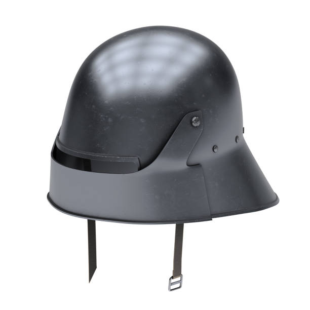 istock Medieval Knight Sallet Helmet 825227558