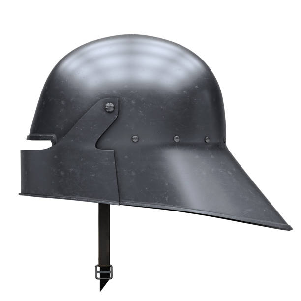 istock Medieval Knight Sallet Helmet 825227598