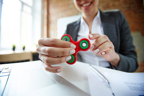 spinner ontspannen - handspinner stockfoto's en -beelden