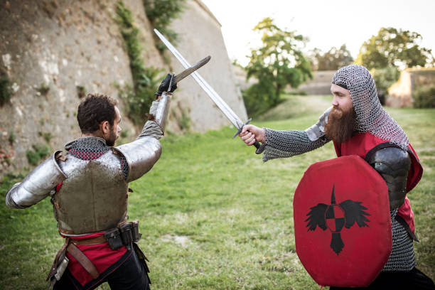 istock Skills for defense in medieval times 825234860