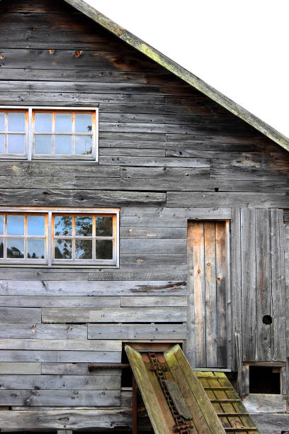 istock old saw mill and log chute 825238842