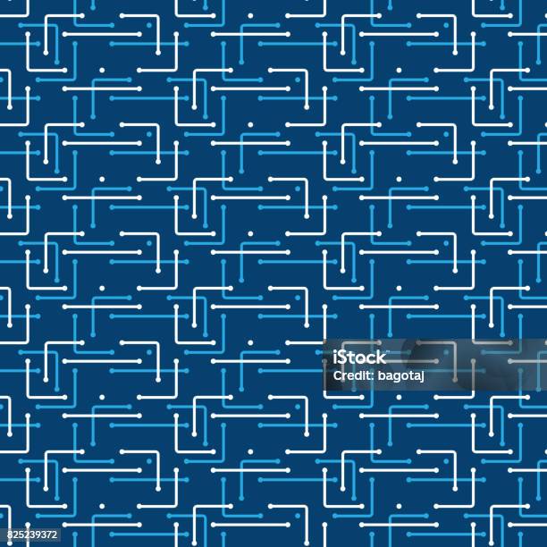 Network Connections Pattern Stock Illustration - Download Image Now ...