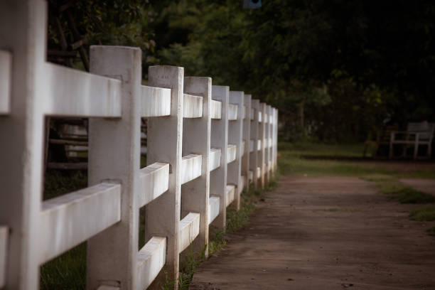 Beautiful wooden fence