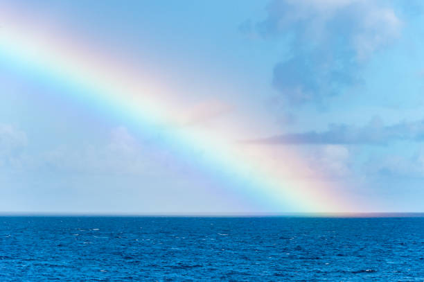 istock Rainbow over the Caribbean Sea in Martinique 825267076