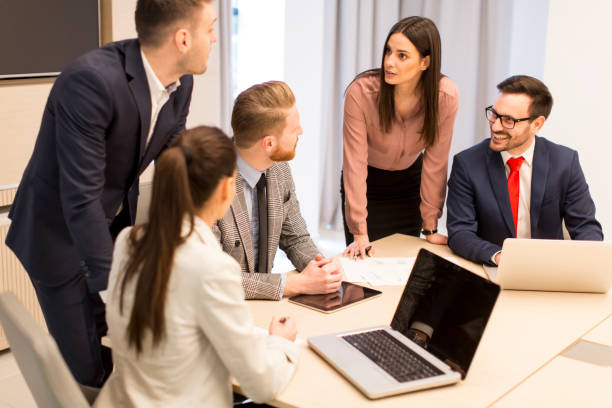 istock Young people have teamwork in the office 825267844