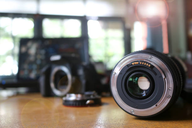 istock Lens and adapter for used with camera. 825272310