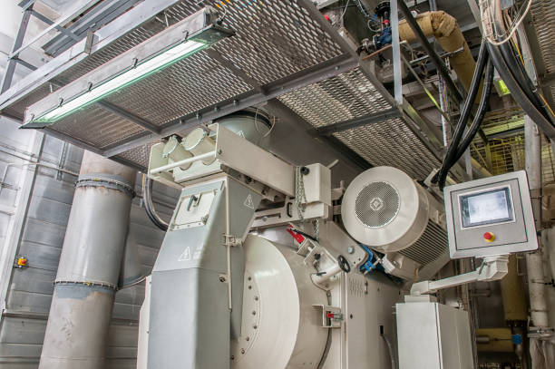 istock Interior of automatic line for the production of feed 825284046