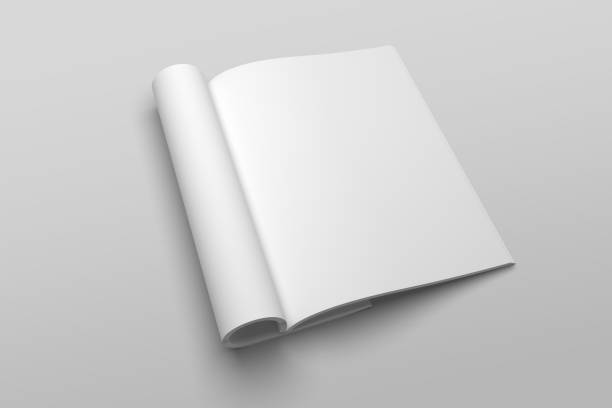 istock US Letter magazine or brochure 3D illustration mockup No. 2 825294750