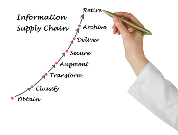istock Diagram of Information Supply Chain 825313266