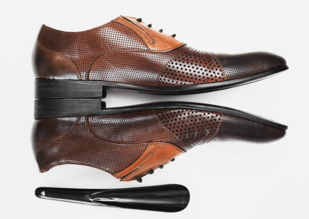 istock Fashion classical polished men's shoes 825316912