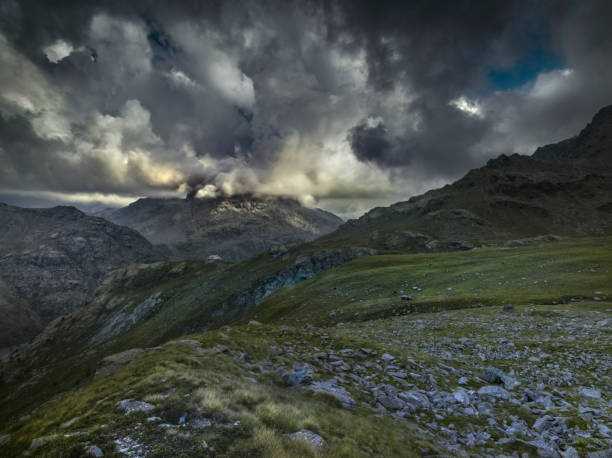 istock Evening in the mountains of italy 825319320