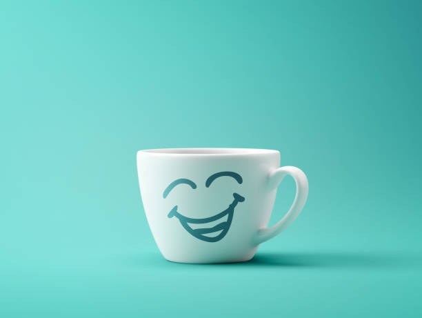 istock White Coffee Cup isolated in Colorful Backgound 825335028