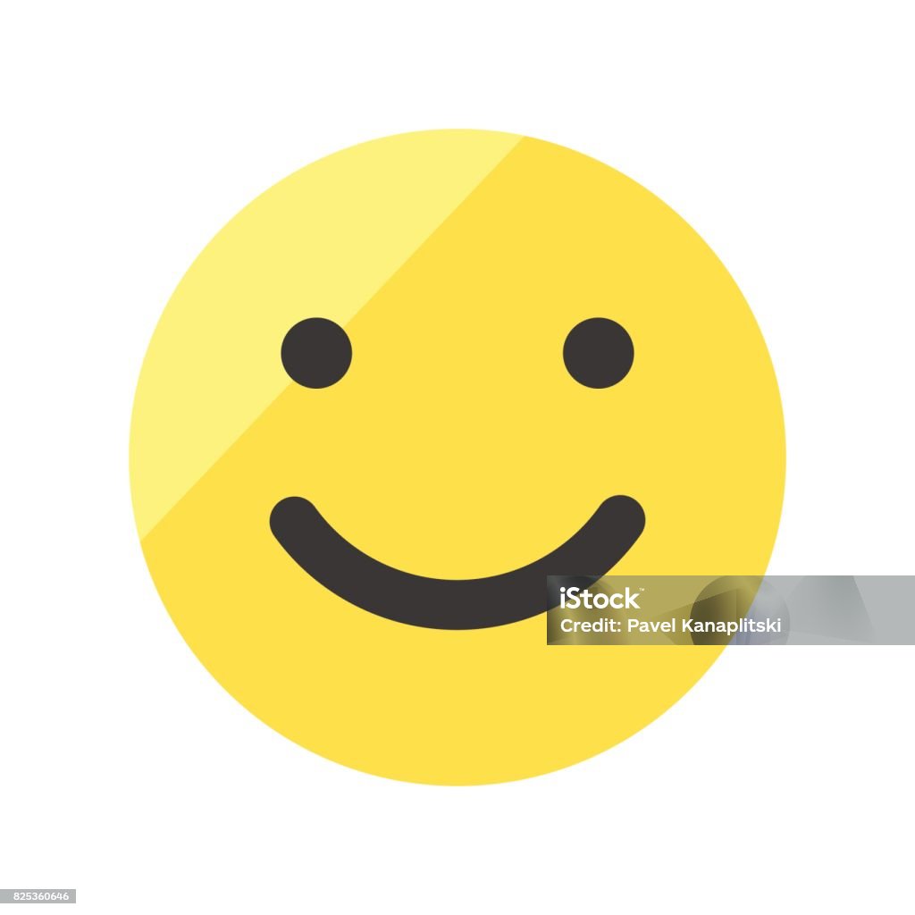 Biểu Tượng Vector Mặt Cười Màu Biểu Tượng Cảm Xúc Mỉm Cười Hình ...