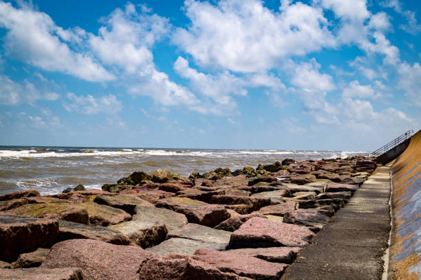 istock Seawall in Galveston Texas 825360660