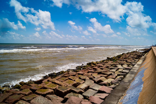 istock Seawall in Galveston Texas 825360662