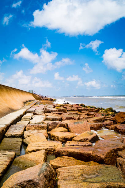 istock Seawall in Galveston Texas 825360668