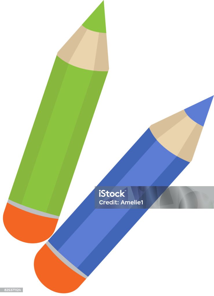 Ilustración de Lápiz Icono Plano Estilo De Dibujos Animados Aislado Sobre  Fondo Blanco Ilustración De Vector y más Vectores Libres de Derechos de  Amarillo - Color - iStock