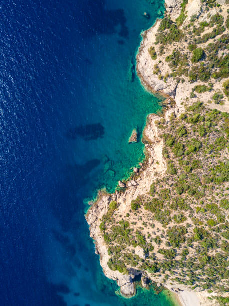 istock Aerial view of mediterranean cliffs 825372782