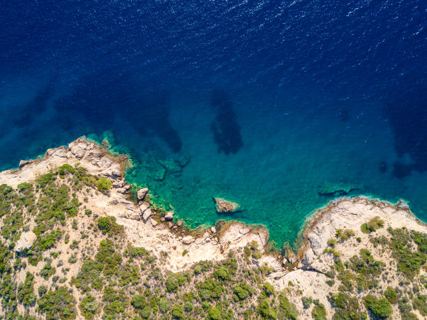 istock Aerial view of mediterranean cliffs 825372848