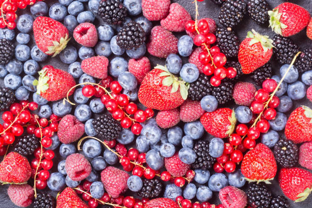 istock Photo of Berries background 825379250