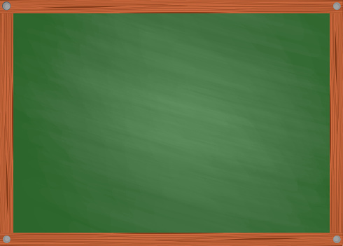 School Green Board In Cartoon Style Stock Illustration - Download Image Now  - Advertising Week, Horizontal, Illustration - iStock