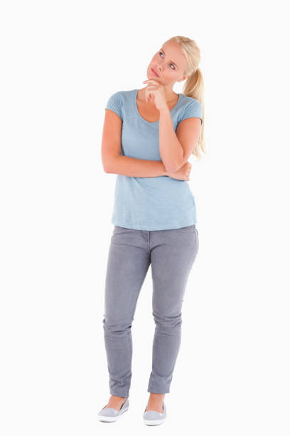 istock Beautiful thoughtful woman posing 825394908