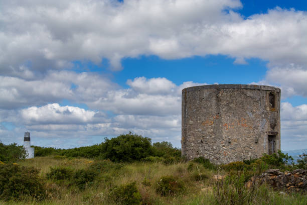 istock Old wind mill on Torres Vedras Portugal. 825397928