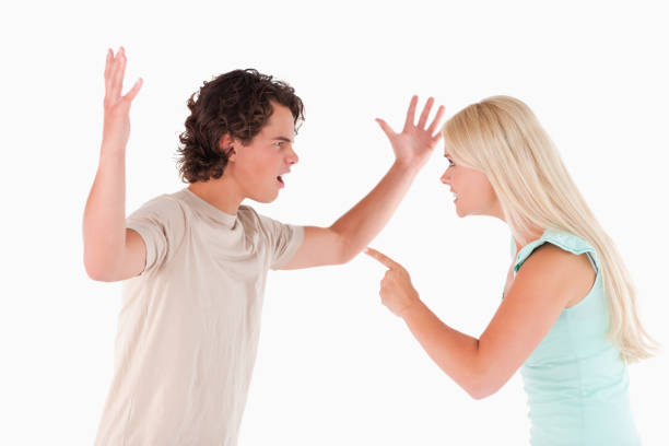 istock Unhappy couple arguing 825401994