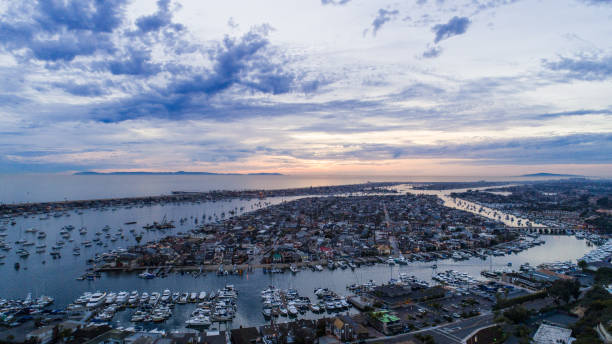 istock Night in Newport Beach, California 825404710