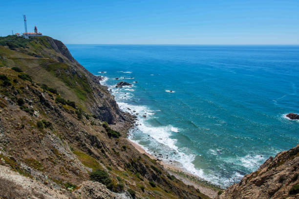 istock Aroeira beach in Sintra, Portugal. 825412966