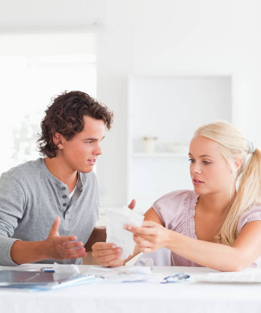 istock Couple doing their accounts 825416060
