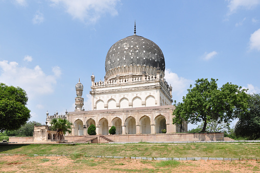 Qutub Shahi Tombs in Hyderabad, India.